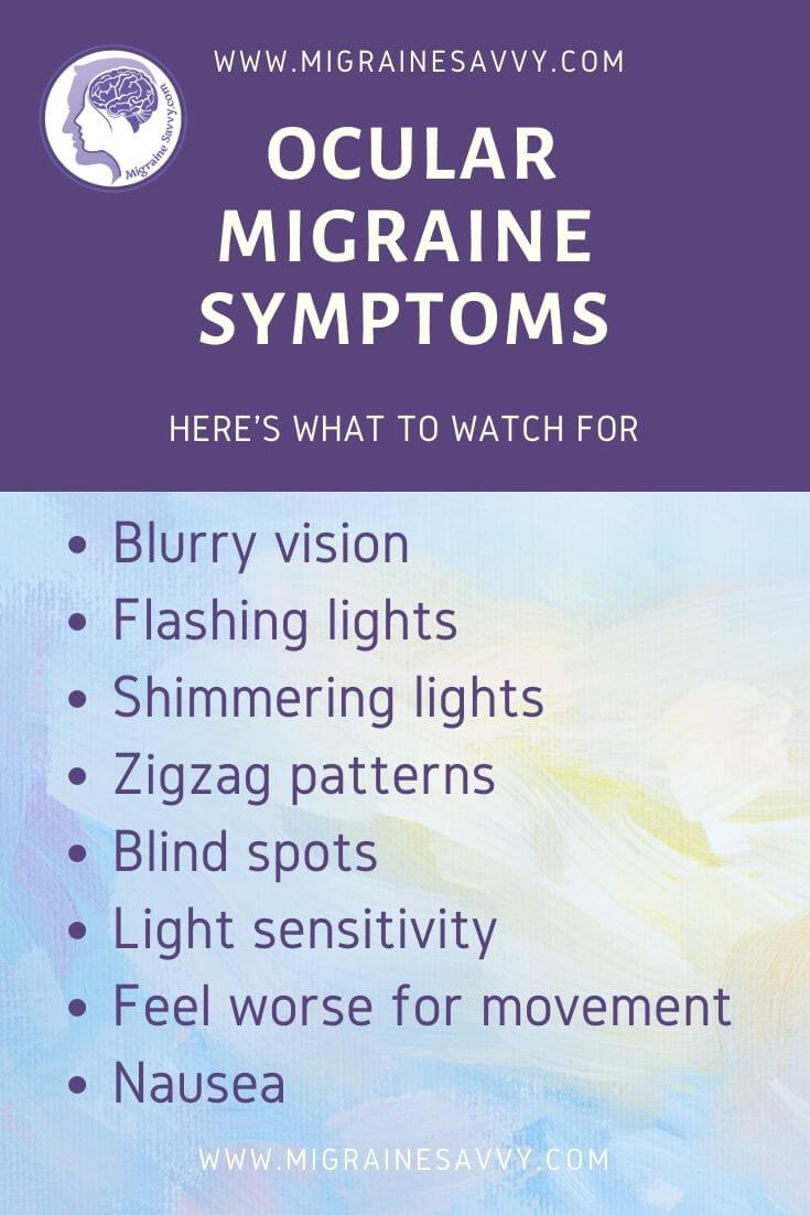 migraine aura symptom