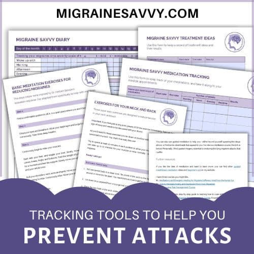 Printable migraine diary to help manage and prevent attacks.