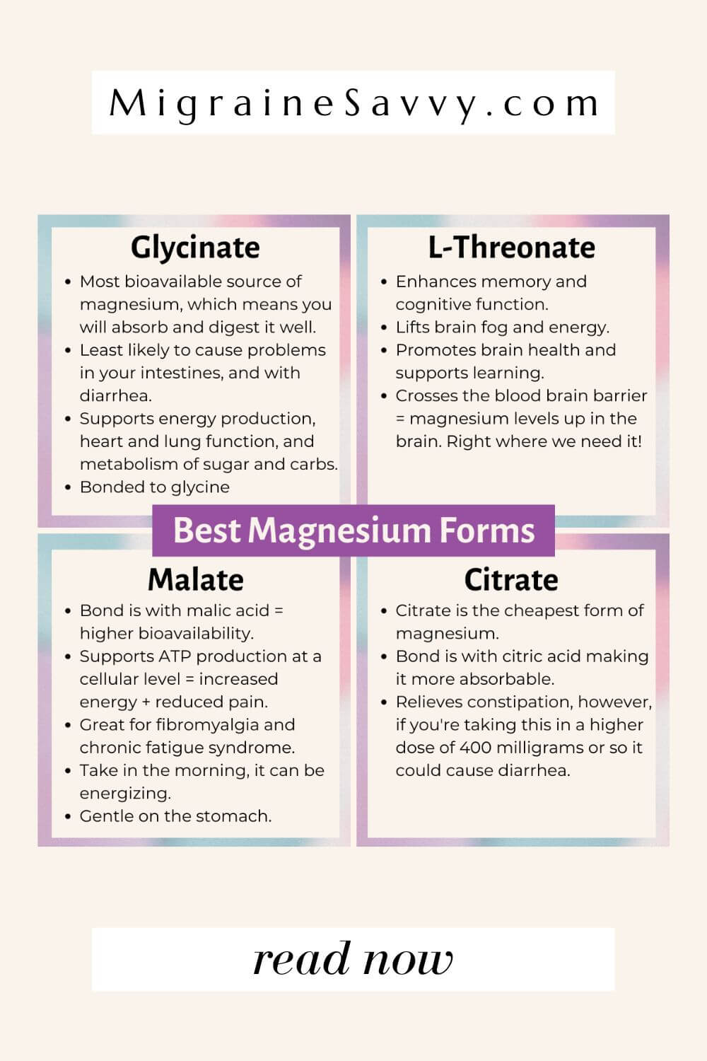 Which Magnesium is Best for Migraines?